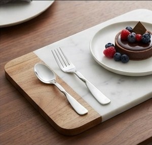 Ensemble de couverts minimalistes en acier inoxydable, finition miroir haute brillance, résistant à la rouille, pour table à manger et vaisselle de mariage - Product Image 4