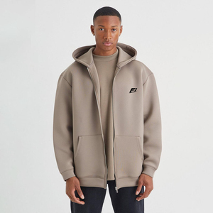 Sudadera con Capucha Deportiva Unisex Extra Grande, Corte Cuadrado, con Logotipo Personalizado, 100% Algodón, Tejido Transpirable, Hombros Caídos, Gruesa, para Entrenamiento y Jogging - Product Image 1