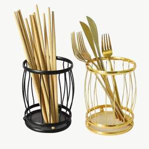 Large Capacity Metal Cutlery Holder For Dining Table Arrangement With Strong Steel Frame And Easy To Clean Surface - Product Image 6