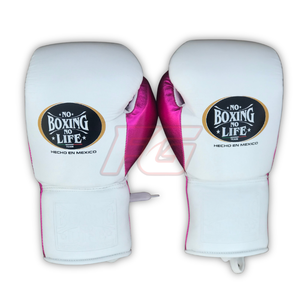 Guantes de Boxeo No Boxing No Life para Entrenamiento y Sparring, Cierre de Gancho y Bucle o con Cordones, Cuero Genuino, Absorbe la Humedad - Product Image 3