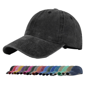 Casquette unisexe 6 panneaux style papa, vintage, délavée, personnalisable avec votre logo, haute qualité, très demandée - Product Image 3