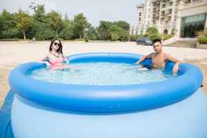 Piscine familiale gonflable INTEX de 10 pieds |   Piscine PVC d'extérieur à montage rapide 305×76cm |   Capacité de 3853L - Product Image 3