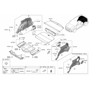 Niro Nuevas Piezas y Accesorios para Autos y Camiones 85715Q4000WK - Product Image 2