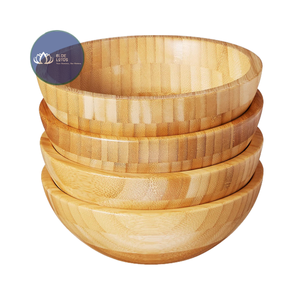 BEST SELLING Organic Acacia Wooden <b>Salad</b> <b>Bowl</b> <b>Large</b> Capacity Food Grade Tableware Bulk - Product Image 1