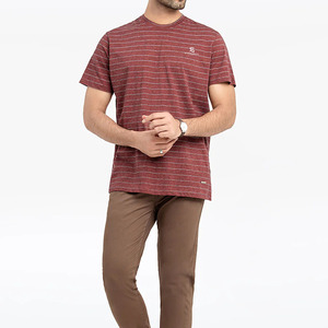 T-shirt en coton pour homme, coupe oversize streetwear, respirant, couleur unie, manches courtes, haut décontracté d'été 2026 - Product Image 4