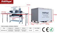Garantie de qualité du moteur de 10 ans, machine à broder HOLiAUMA, taille importante 1200*500 mm, meilleure que la machine à broder Janome