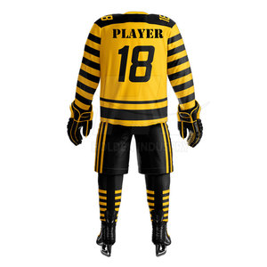 Uniforme de hockey sur glace sur mesure, uniforme de hockey sur glace de haute qualité, uniforme de hockey sur glace 100% polyester - Product Image 4