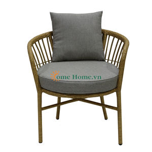 Chaises de jardin en aluminium Comehome, sièges d'extérieur au design minimaliste - Product Image 2