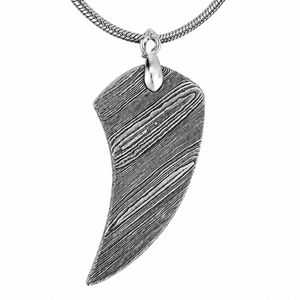 Collar Colgante Hecho a Mano en Acero Inoxidable Moderno, Diseño Exquisito, Set de Regalo para Boda - Product Image 6