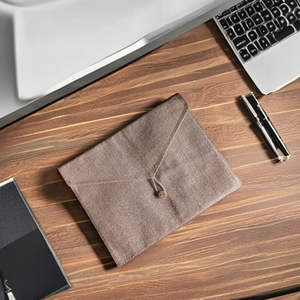 Natural Fiber Jute <b>File</b> Carry Bag for Office <b>Files</b> and Stationery <b>Storage</b> - Product Image 5