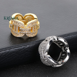 แหวนเพชรแล็บโกรว์ทรงบาแก็ตต์ ชุบทองคำ 18K เงินแท้ 925 สำหรับผู้หญิง ดีไซน์หรูหรา เหมาะสำหรับงานปาร์ตี้ โทนสีเงินและทอง - Product Image 1