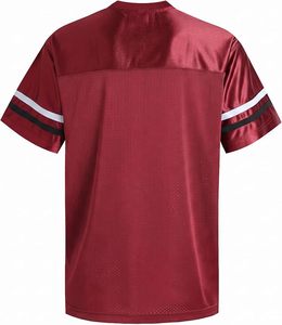 Maillot de football unisexe à col en V, manches courtes, évacuation de l'humidité, 100% polyester, maille respirante, toutes saisons, vêtements de sport pour adultes - Product Image 2