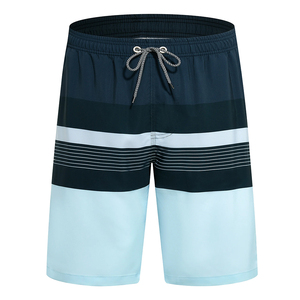 Shorts de bain pour hommes personnalisés avec taille élastique et cordon de serrage, vêtements de sport décontractés, vêtements de plage, boardshorts avec service OEM - Product Image 1