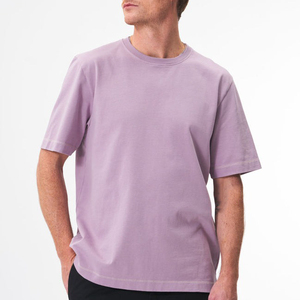 เสื้อยืดคอกลมแขนสั้นผู้ชายทรงโอเวอร์ไซส์ สีพื้น ผ้าเจอร์ซีย์ถัก ย้อมสีเรียบ 100% โพลีเอสเตอร์ รุ่น Elite Vanguard - Product Image 1