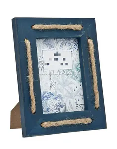 Design classique écologique fait à la main en bois rectangulaire taille personnalisable Logo moderne décor à la maison cadres photo et accessoires - Product Image 5