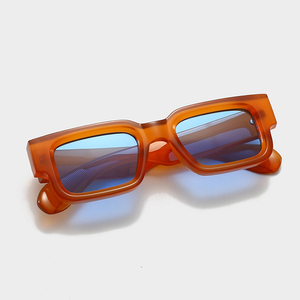 Gafas de Sol de Diseño de Marca de Lujo, Montura Cuadrada Gruesa, Retro, Negras, para Mujer, con Personalidad - Product Image 4