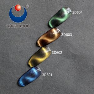 3D601 Serie 3D Magnetisches Katzenauge für Gel-Nagellack Pigmentpulver Kundenspezifische Verpackung OEM Großhandelspreis - Product Image 3
