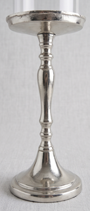 Decorative <b>Silver</b> Color Hurricane Candle Pillar Holder for Room Decoration Home Decor Tabletop Decorative Candle Pillar Holder - Product Image 5