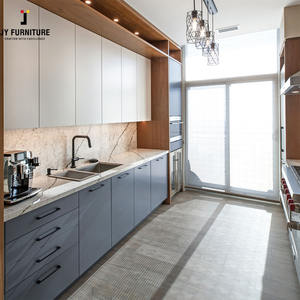 JY Mobilier RTA de luxe au design moderne du Vietnam Garde-manger de qualité supérieure Armoires de cuisine bon marché en bois MDF massif - Product Image 6