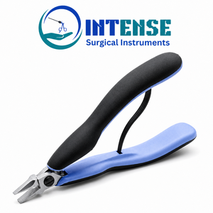 Alicates Profesionales de Punta Plana para Joyería, Acero Inoxidable, Herramienta de Precisión para Abalorios, Mango Ergonómico Antideslizante, INTENSE SURGICAL - Product Image 1