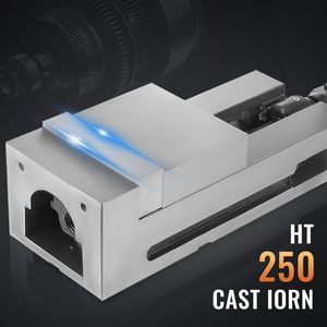 คีมจับชิ้นงานเหล็กแบบมีความแม่นยำสูงขนาด6นิ้วสำหรับเครื่องเจาะเหล็กคีมหนีบแบบแบนเพื่อความแม่นยำ - Product Image 2