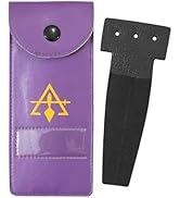 Étui de rangement pour bijoux de la franc-maçonnerie en cuir avec doublure douce pour bijoux, épingles et insignes de loge maçonnique - Royal - Product Image 4