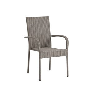 Top Selling Rattan Wicker <b>Dining</b> <b>Chair</b> Modern Design Waterproof Durable <b>Stackable</b> Apartment Outdoor Use Made in Vietnam - Product Image 2