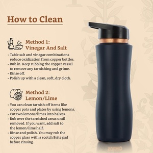 Botella de Cobre Ayurvédica para Beber Diariamente, Ayuda a Eliminar Toxinas, Mejora la Salud de la Piel y Refuerza el Sistema Inmunológico - Product Image 4