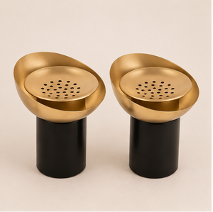 Luxury Modern <b>Bakhoor</b> Burner Metal <b>Oud</b> Incense Holder Matte Black Gold Arabian Censer Mubkhara for Ramadan Eid Home Decoration - Product Image 3