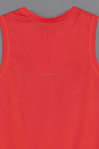 Camisetas sin mangas de alta calidad para hombre, corte cuadrado, acanaladas, transpirables, de secado rápido, de algodón/poliéster, personalizadas, al por mayor, para gimnasio. - Product Image 6