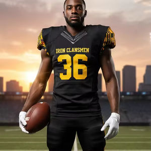 Uniformes de Fútbol Americano Personalizados con Sublimación Completa, Tallas Grandes, Unisex, Servicio OEM de Marca Privada al por Mayor - Product Image 1