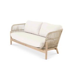 Ensemble de salle à manger de jardin en chêne durable pour 5 personnes, design européen, meubles d'extérieur pour villa, école, entrepôt, terrasse - Product Image 5