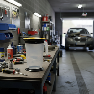 Jarra Medidora de Grado Industrial y para Bricolaje de 5.5 L con Tapa Antipolvo, Personalizable OEM/ODM, Material PP y PE - Product Image 1