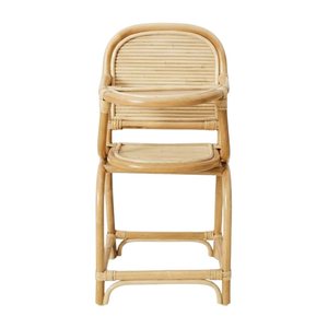 Chaise haute pour poupée en rotin tressé de qualité supérieure, tendance du marché australien, prix direct usine, vente chaude, achat en gros, articles de jouets durables - Product Image 2