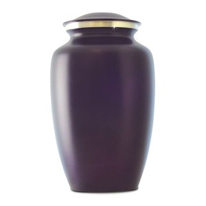 Modern Purple Cremation Urn <b>Memorial</b> Ash Container Elegant <b>Keepsake</b> Funeral Durable Premium Quality Spiritual Remembrance - Product Image 1