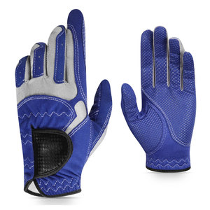 Gant de golf pour main droite en cuir Cabretta, respirant, séchage rapide, antidérapant, à doigts complets, avec fermeture auto-agrippante, unisexe, pour activités de plein air - Product Image 2