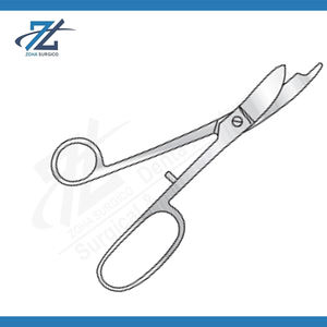 Tijeras de Yeso Manuales de Alta Calidad para Hombres, 240 mm, Acero Inoxidable Quirúrgico, Certificación CE, Instrumentos Reutilizables, Hechas en Pakistán - Product Image 2