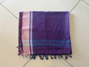 RUDRA APPARELS - Paño Rectangular de Playa de Algodón Kikoy, Tejido, Color Sólido, Secado Rápido, para Todas las Estaciones - Product Image 2