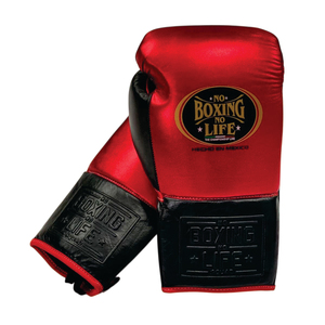 ถุงมือมวยไทยสั่งทำพิเศษ ขายดี รุ่น No Boxing No Life แบบผูกเชือก น้ำหนักเบา สำหรับฝึกซ้อมและแข่งขันระดับมืออาชีพ - Product Image 1