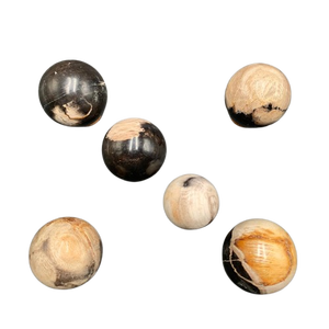 ลูกบอลไม้หินธรรมชาติขัดเงาคุณภาพพรีเมียม ขนาด 3-5 ซม. จากอินโดนีเซีย ขายส่ง - Product Image 5
