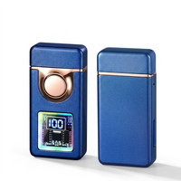 Ensemble de cigarettes intelligent de luxe Serigs, briquet électrique haut de gamme, coupe-vent, en métal, rechargeable, multifonctionnel