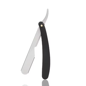 Navajas de afeitar rectas de acero inoxidable de la mejor calidad al por mayor para salón, productos de primera para barbería, navaja de afeitar en venta - Product Image 1