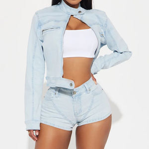 กางเกงยีนส์ขาสั้นผู้หญิงคุณภาพสูงสั่งทำพิเศษ สไตล์สตรีทแวร์ สำหรับฤดูร้อน ชายหาด และกิจกรรมกลางแจ้ง แฟชั่นกางเกงยีนส์ขาสั้น - Product Image 1