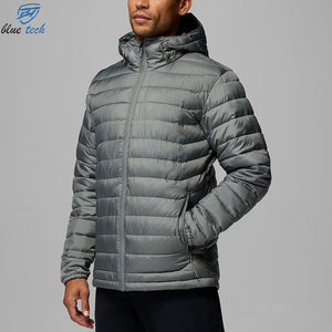 <b>Men</b>’s Lightweight Puffer <b>Jacket</b> Winter <b>Warm</b> Quilted Hooded Coat Windproof Insulated Outdoor Casual <b>Jacket</b> Wholesale - Product Image 4