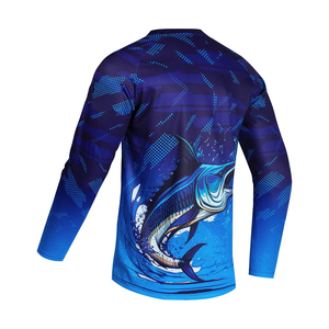 เสื้อเชิ้ตตกปลาแขนยาวกันแดด UPF 50 ป้องกันรังสียูวี แห้งเร็ว ระบายอากาศได้ดี สำหรับผู้ชาย สกรีนโลโก้ได้ ขายส่ง - Product Image 2