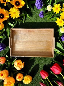 Bandeja de Servir de Madera Rústica para Servir Alimentos, Decoración del Hogar, Uso en Cocina y Restaurante, Disponible al Mejor Precio - Product Image 2