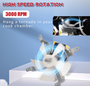 3000RPM <span class=keywords><strong>Pellet</strong></span> Grill Ventilateur à induction/Moteur de remplacement pour Traeger, Pit Boss, Z Grills Grills Grills et Fumeurs - Product Image 3