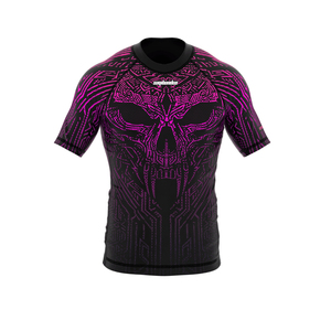 Rashguard de compression MMA unisexe, design personnalisable, extensible, séchage rapide, léger, 160g, polyester respirant, ajusté, BJJ - Product Image 1