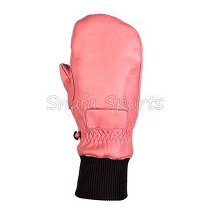 Guantes de Invierno para Hombre, Tipo Chopper, Preforrados, de Cuero Completo, Resistentes al Frío, Impermeables, de Cuero Dividido - Product Image 3