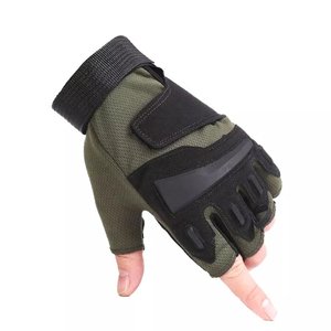 Gants de cyclisme mi-doigts unisexes avec paume rembourrée – Gants de vélo antidérapants sans doigts pour la montagne - Product Image 6